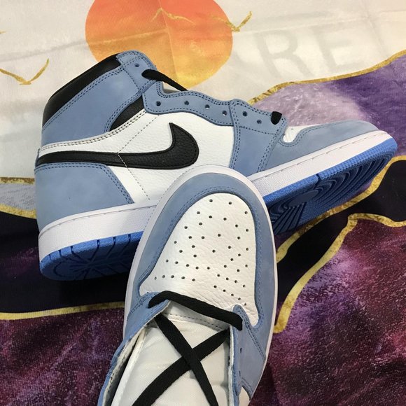 AJ1 Retro High OG University Blue Sneakers Basketball shoes authentic